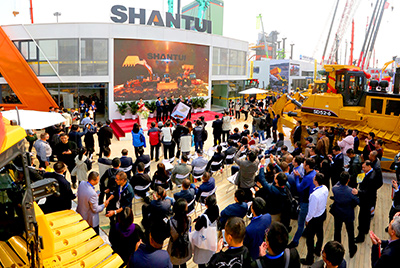 PG电子游戏沉磅亮相2018bauma CHINA展会